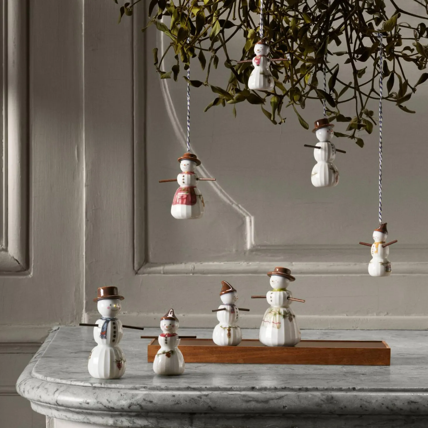 Hammershøi Christmas Snøgutt hengende