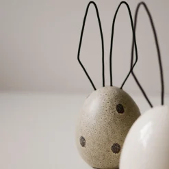 HARE dekoration, beige dot