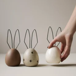 HARE dekoration, beige dot