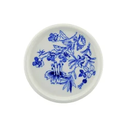 Haru minitallerken 12 cm, hvit/blå
