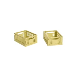 HAY Colour Crate Mini 2 stk., dusty yellow