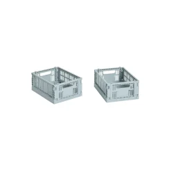 HAY Colour Crate Mini 2 stk., dusty blue