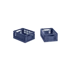 HAY Colour Crate Mini 2 stk., dark blue