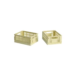 HAY Colour Crate Mini 2 stk., light yellow