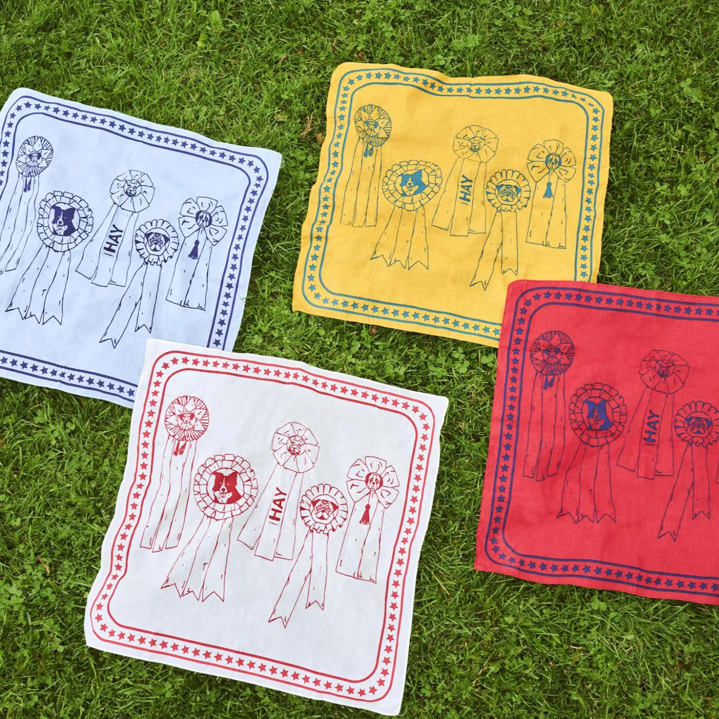 HAY Dogs Skjerf, red