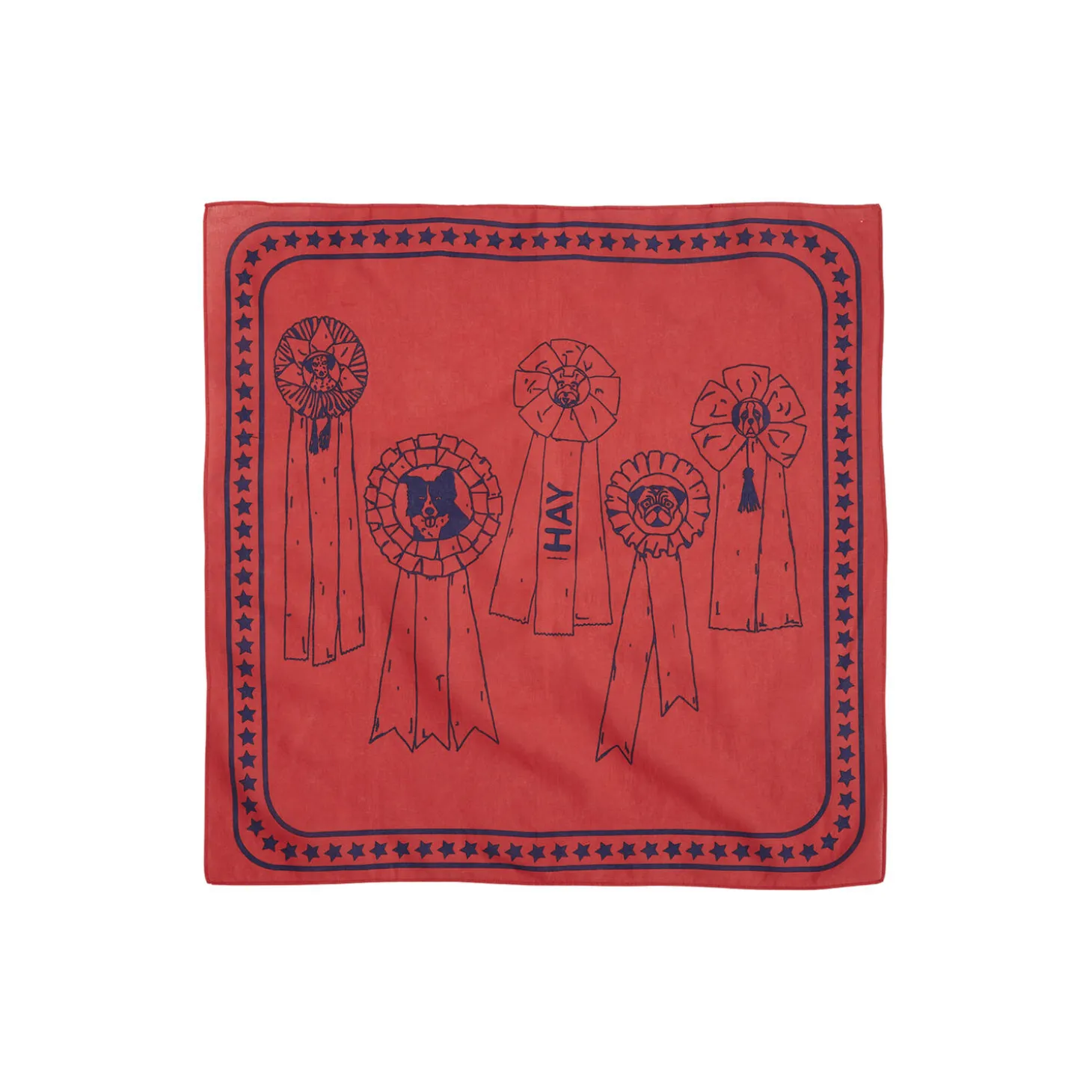 HAY Dogs Skjerf, red
