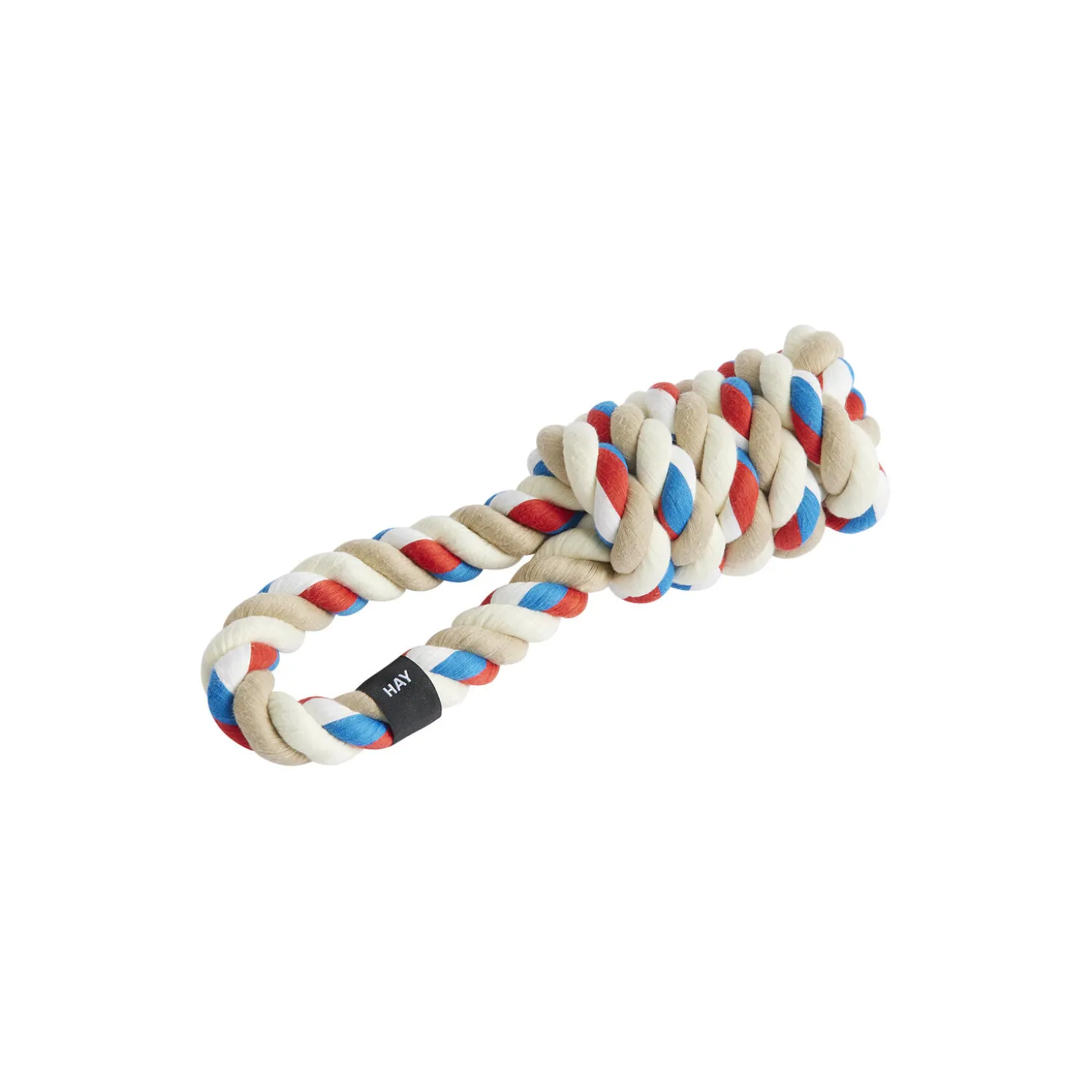 HAY Dogs Strikkleketøy, red/turquoise/off-white