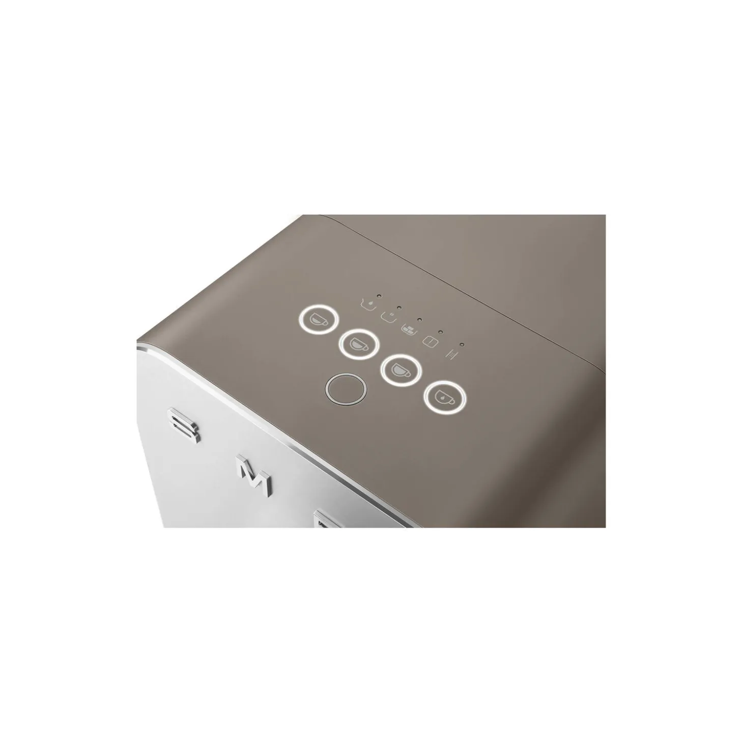 Helautomatisk espressomaskin, beige