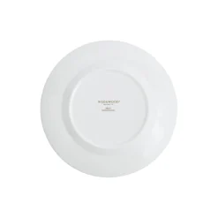 HELIA Plate, hvit og turkis/gull