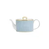 HELIA Teapot, hvit og turkis/gull