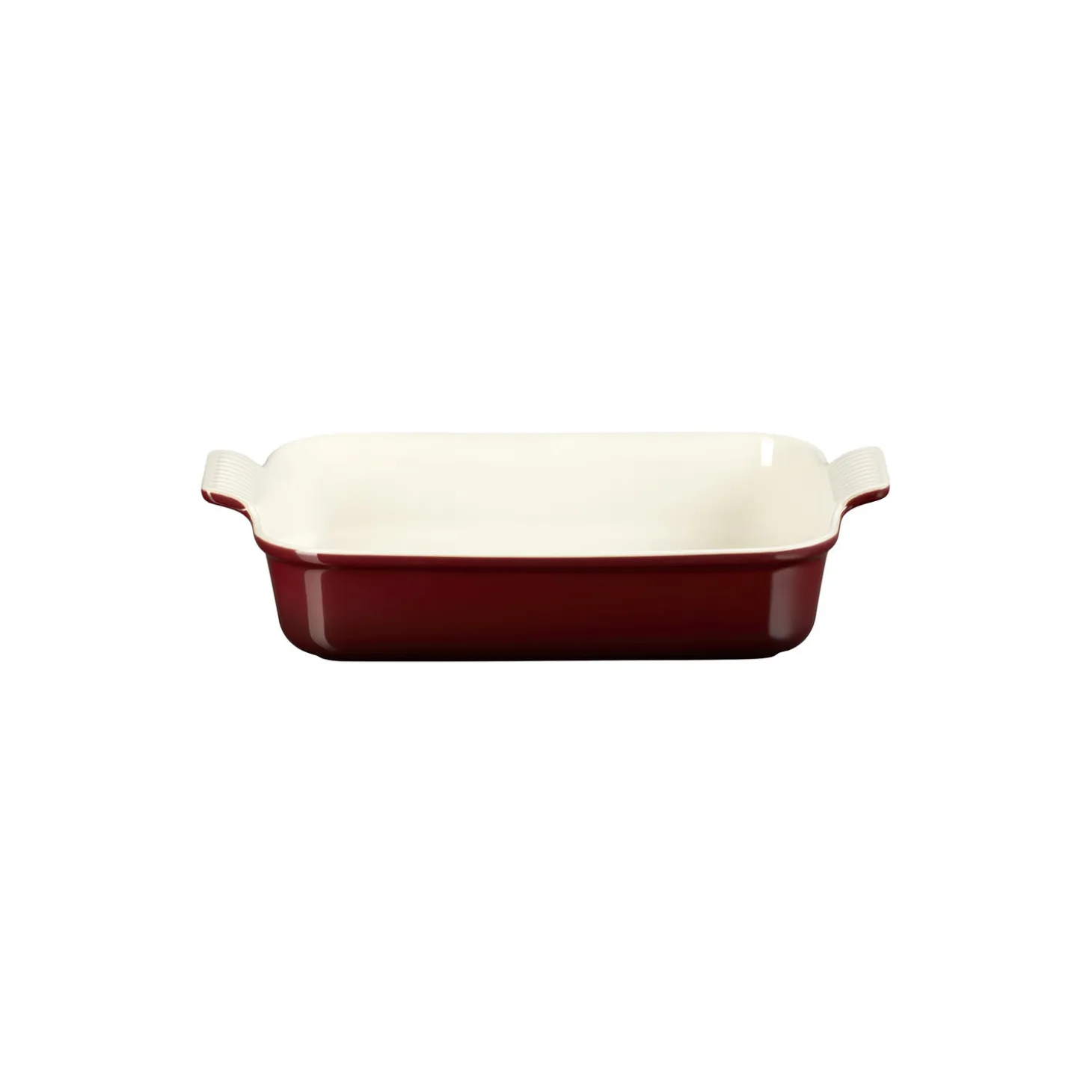 Heritage rektangulært fat 32 cm, garnet