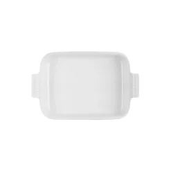 Heritage rektangulært fat 32 cm, white