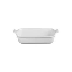 Heritage rektangulært fat 32 cm, white