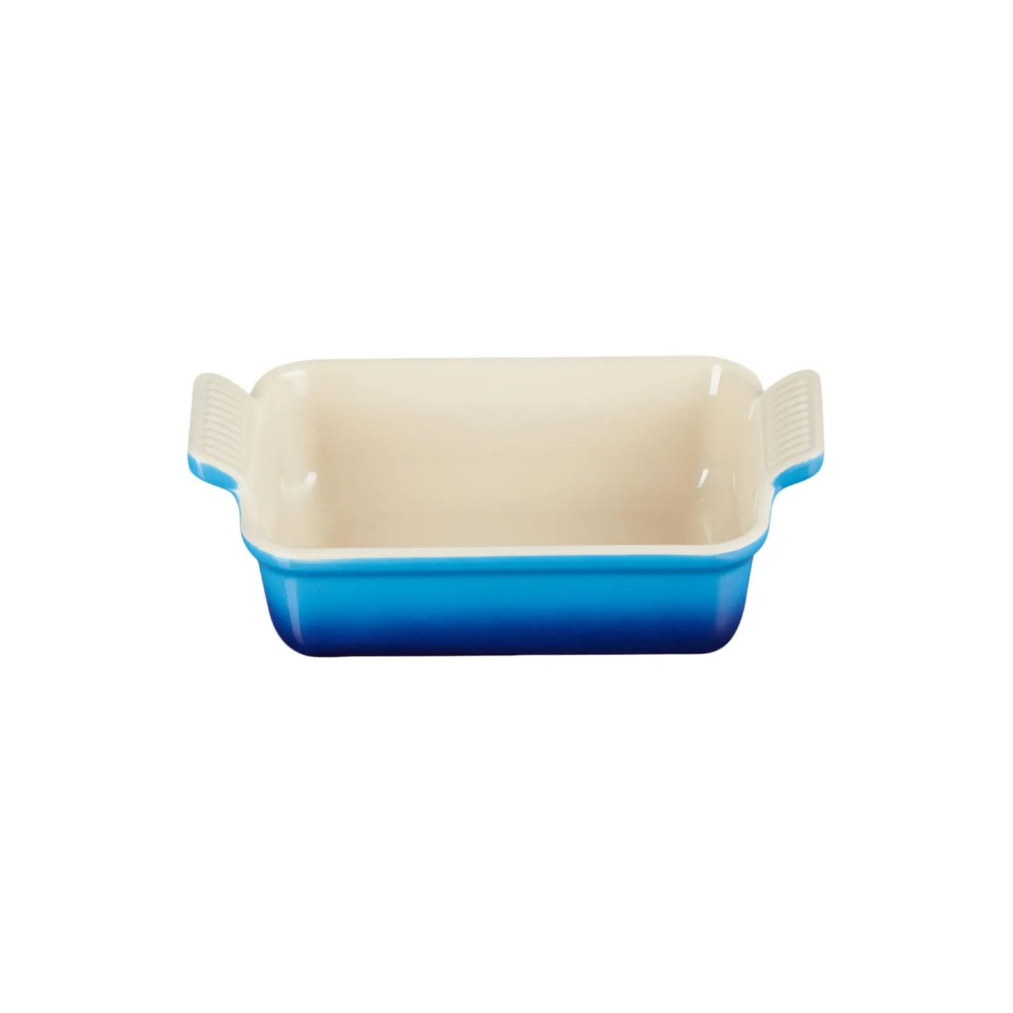 Heritage rektangulært fat 19 cm, azure blue