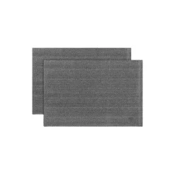 Herringbone spisebrikker, mørkegrå