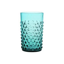 Hobnail Glass 20 cl, aquamarine