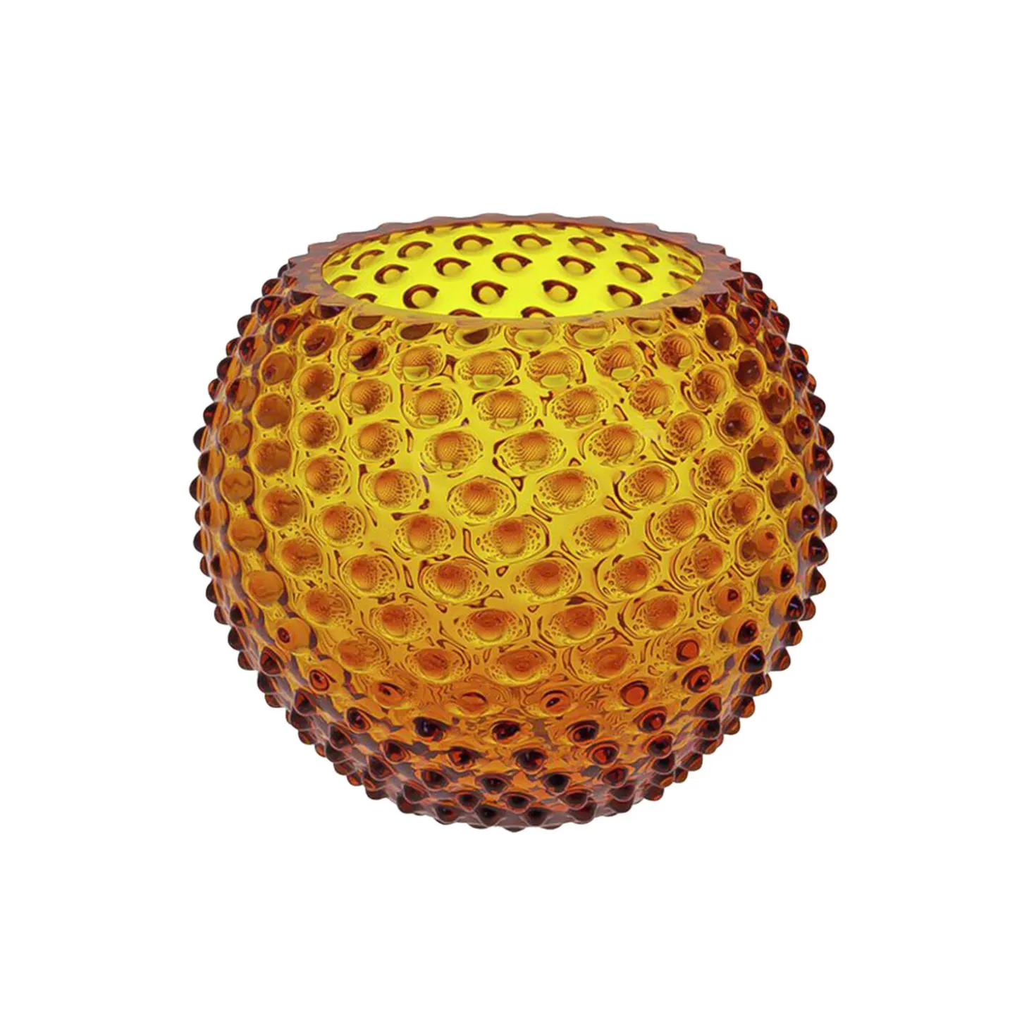 Hobnail Vase 1,8 l, amber