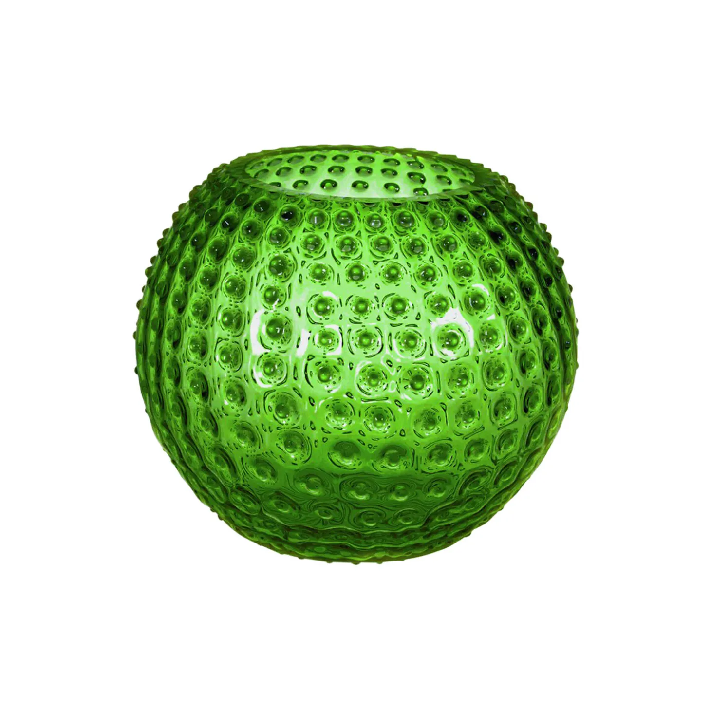 Hobnail Vase 3 l, dark green