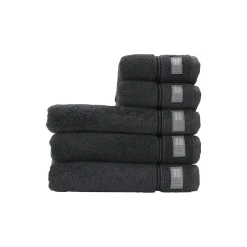 Hotel Collection håndkle, gray/dark gray