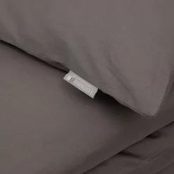 Hotel Cotton Sateen dynetrekk, charcoal