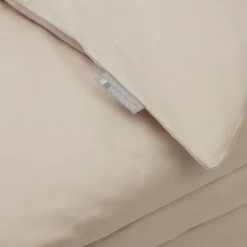 Hotel Cotton Sateen dynetrekk, light sand