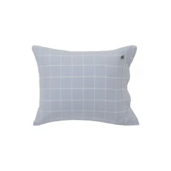 Hotel putetrekk i lett flanell, light blue/white