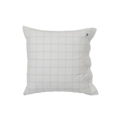 Hotel putetrekk i lett flanell, beige/white