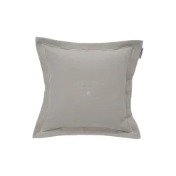 Hotel Velvet Sham med broderi, beige