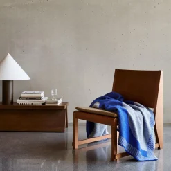 House on the Hill Throw, blue