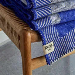 House on the Hill Throw, blue