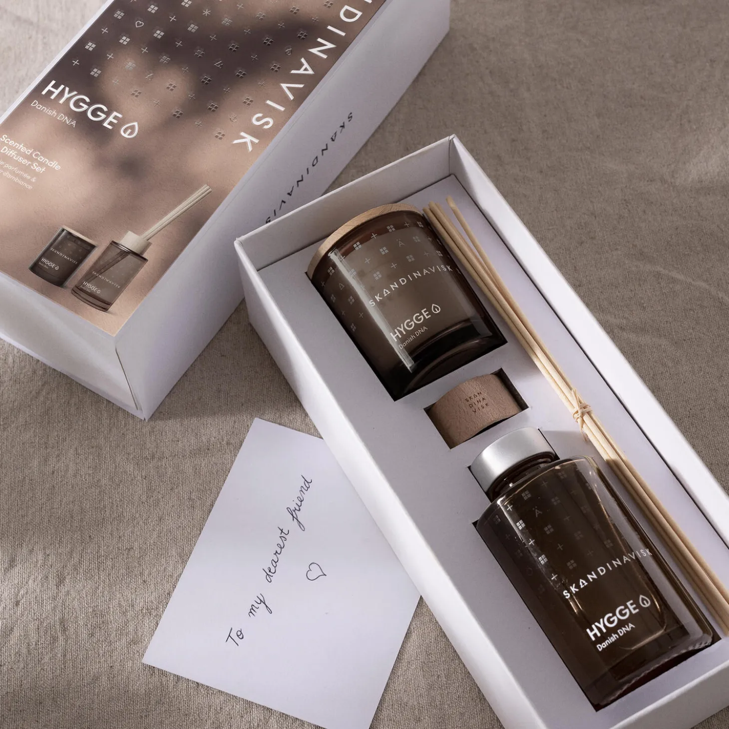 HYGGE Scented Candle & Diffuser Giftset
