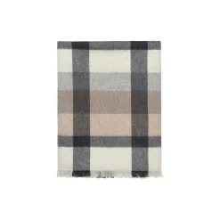 Intersection pledd, camel/white/grey