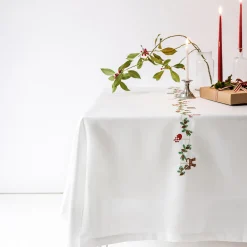 Juleduk, hvit