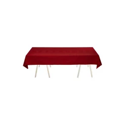 Juleduken Damaskduk, deep red