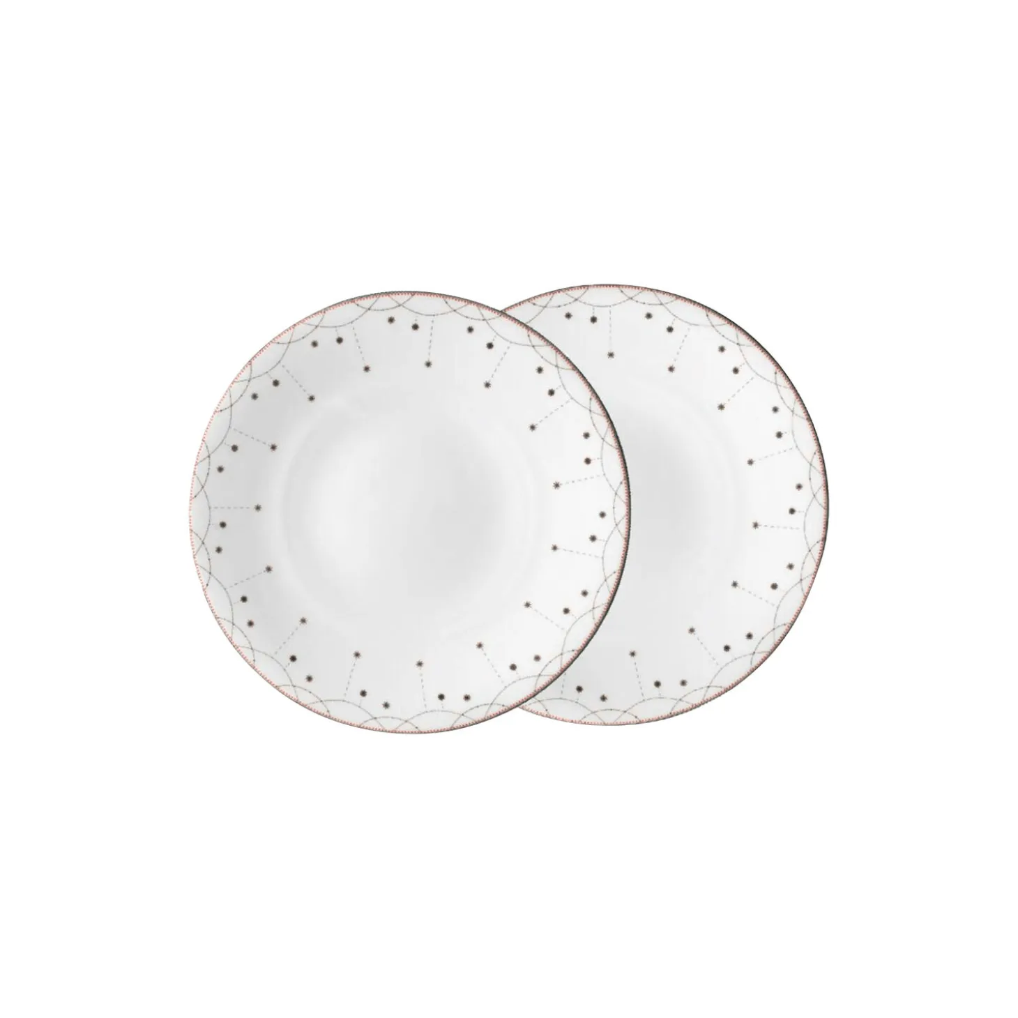 Julemorgen Girlander tallerken 28 cm 2 stk.