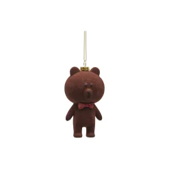 Juleornament bamse, brun