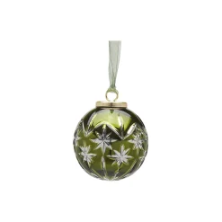 Juleornament stjerne, grønn