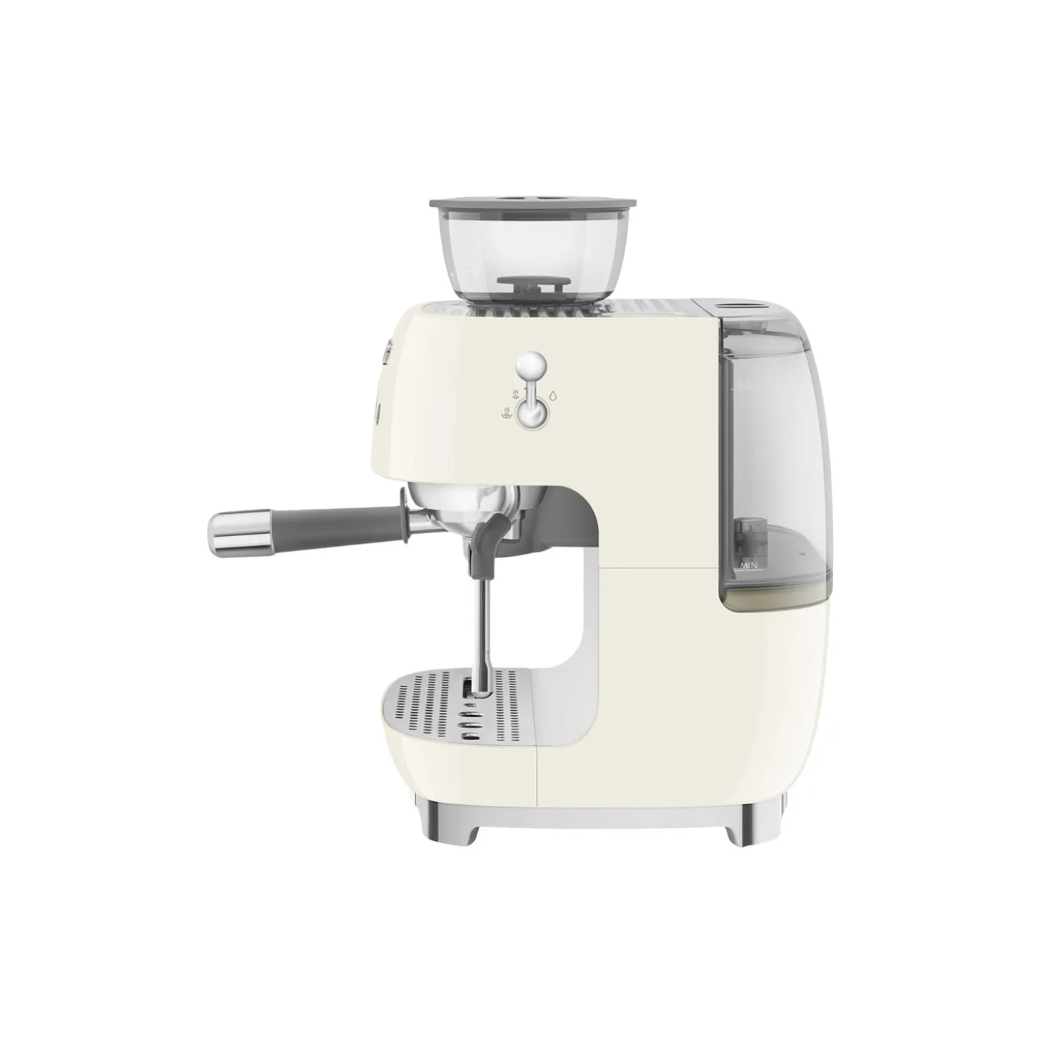 Kaffetrakter med kvern, krem