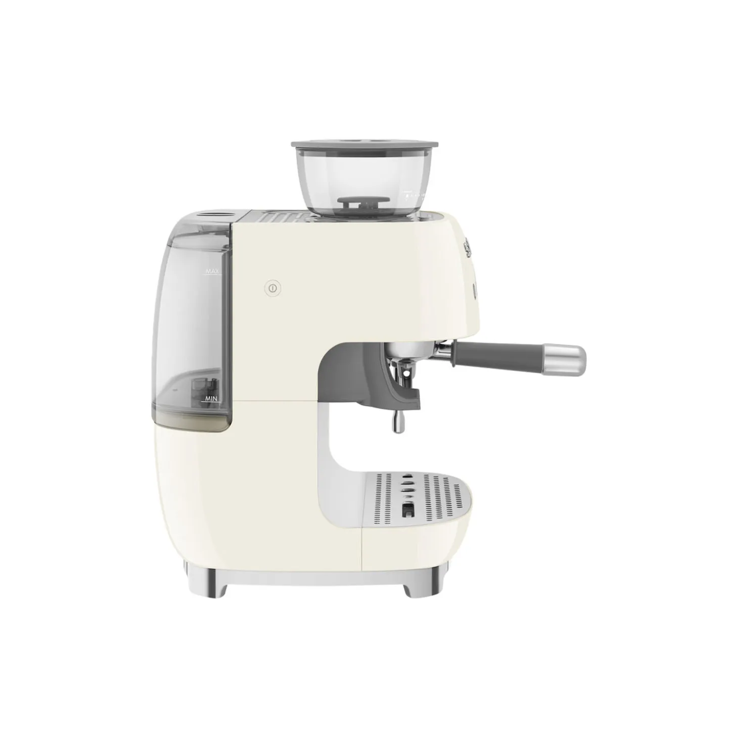 Kaffetrakter med kvern, krem