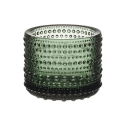Kastehelmi stearinlysestake, pine green