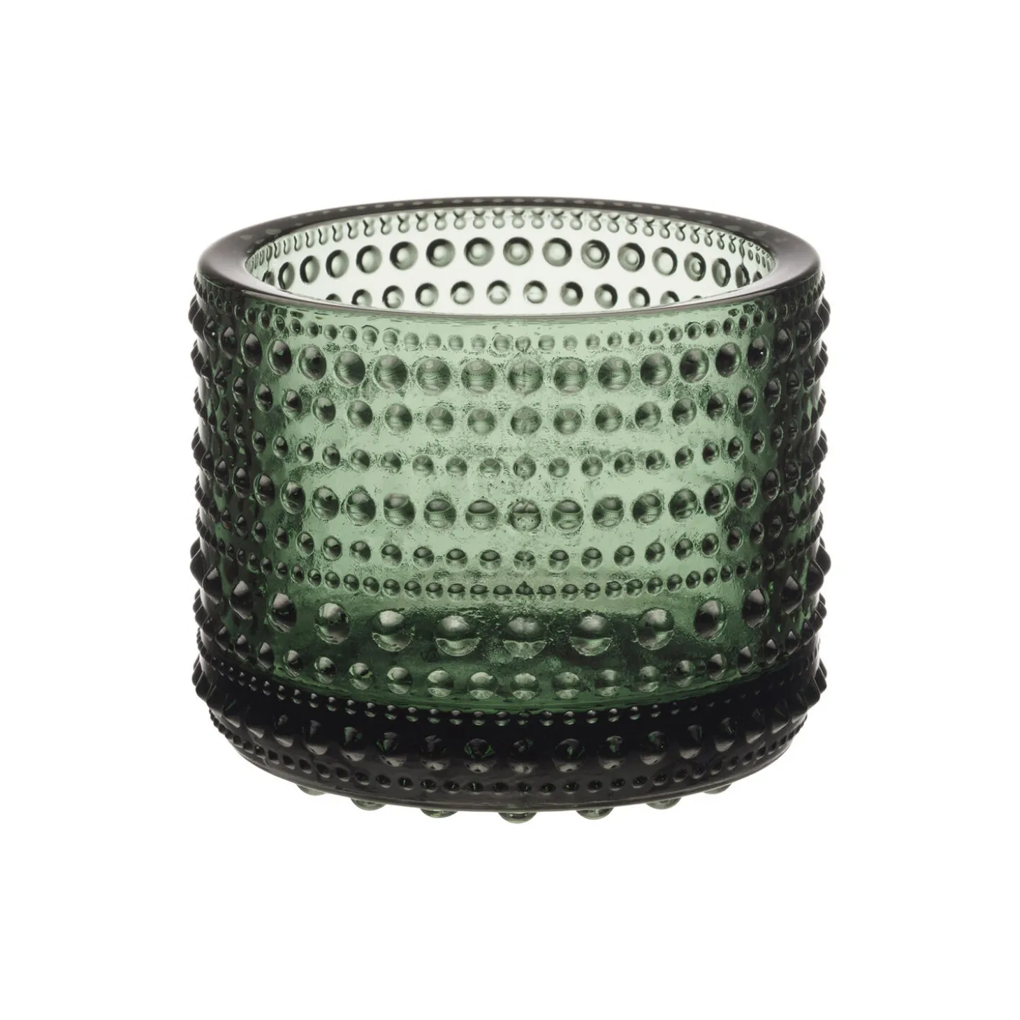 Kastehelmi stearinlysestake, pine green
