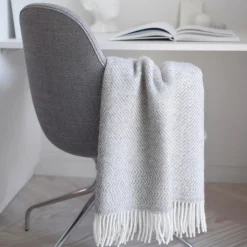 Kattefot Pledd, Light Grey