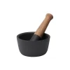 Kit morter, eik/svart