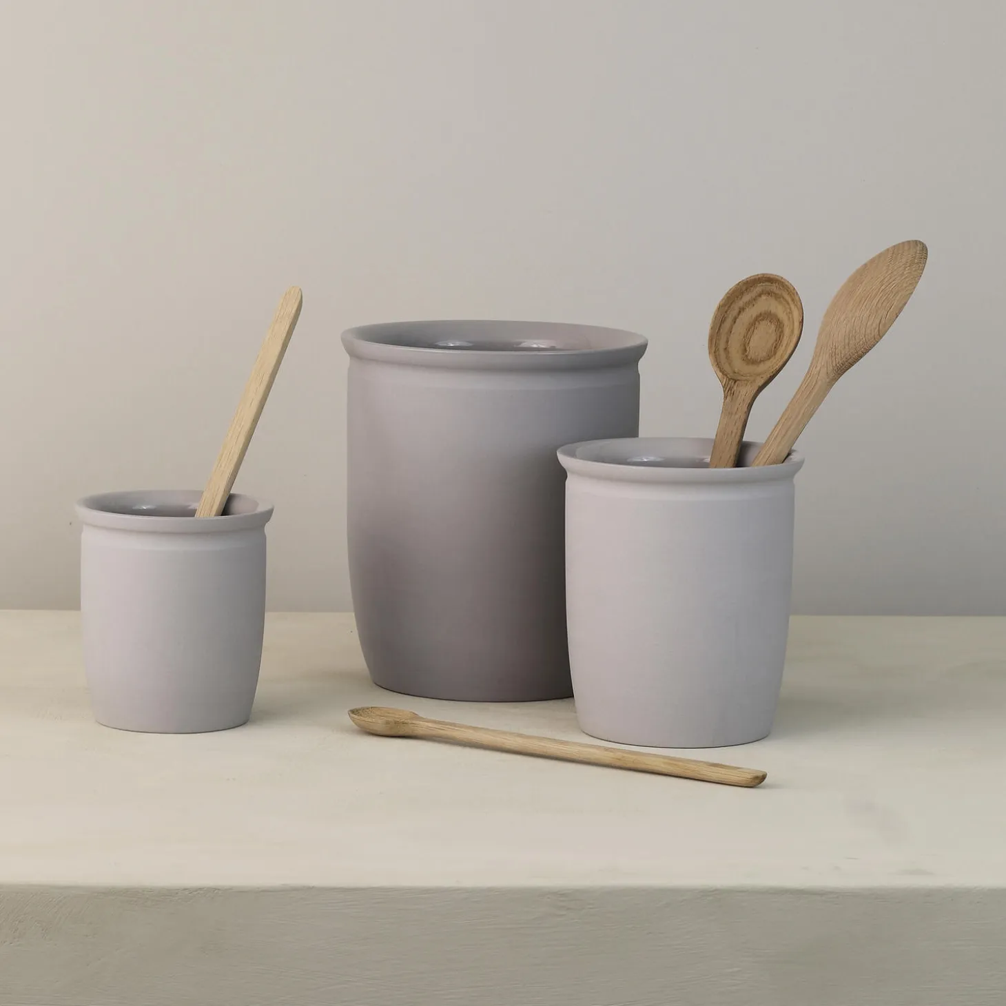 Knabstrup Syltekrukke 0,5 L, grey