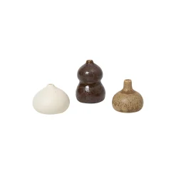 Komo Mini Vases sett af 3, multi