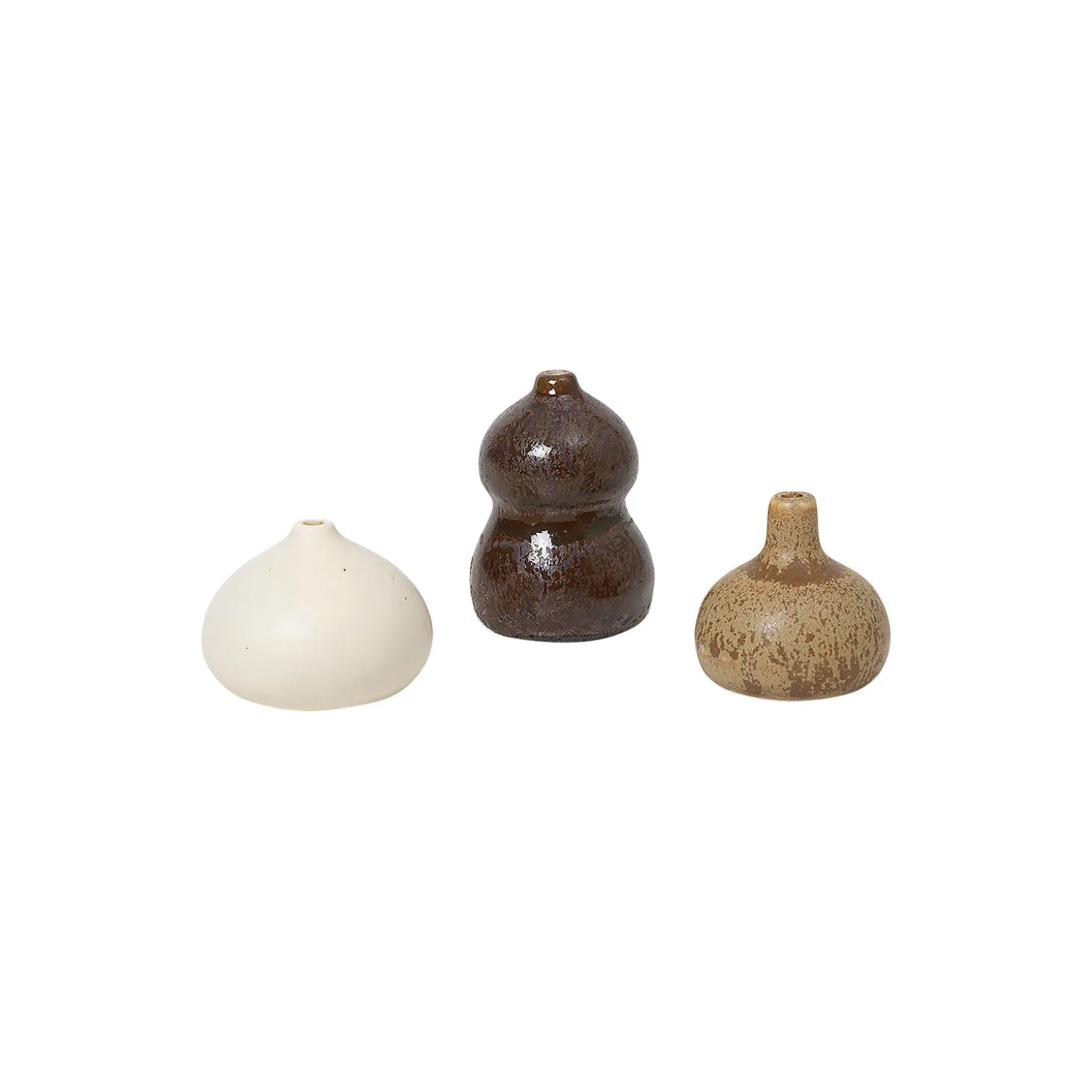 Komo Mini Vases sett af 3, multi