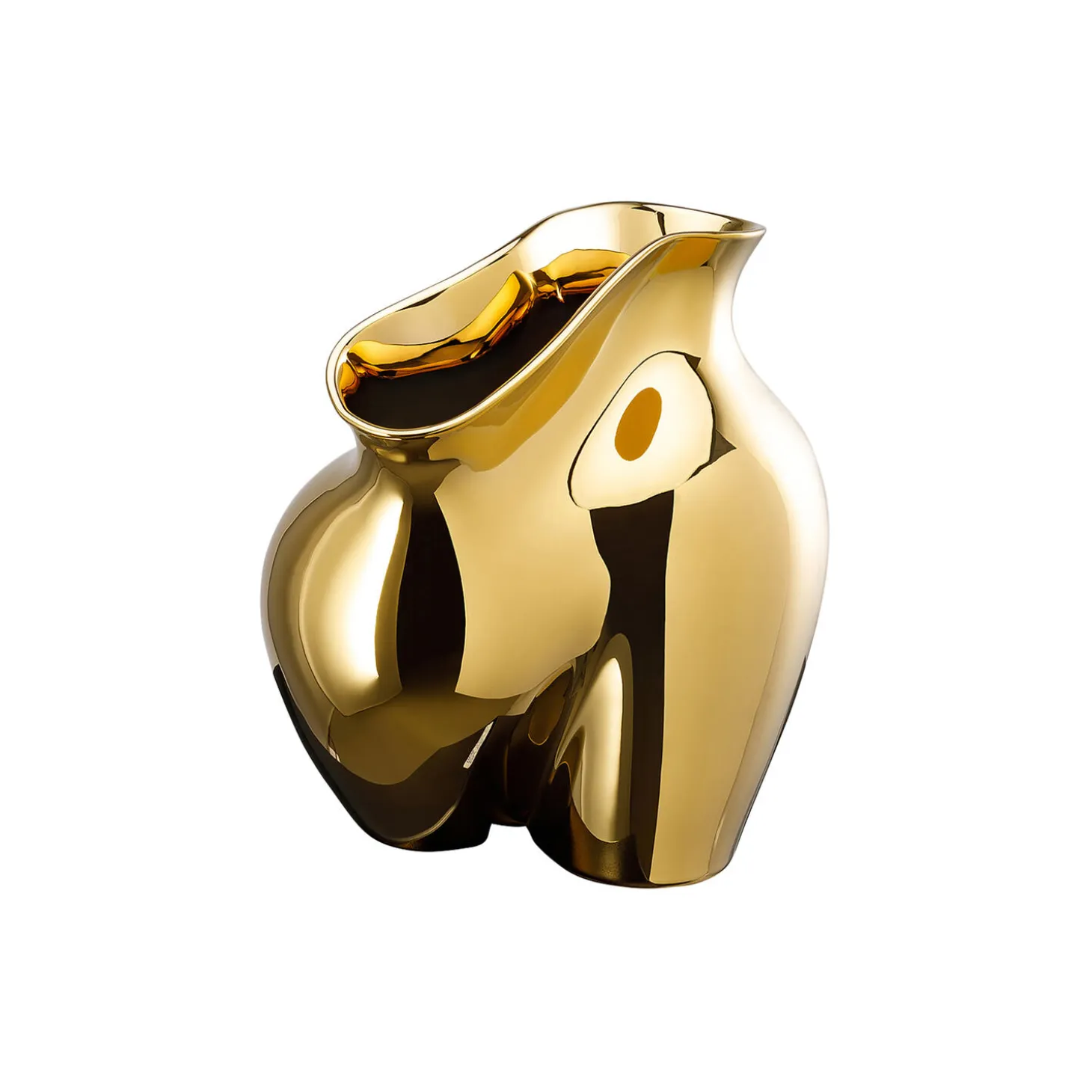 La Chute Gold titan Vase La Chute 26 cm