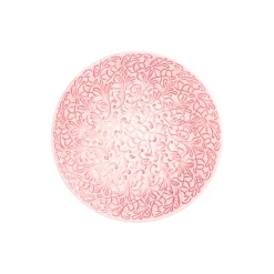 Lace tallerken 20 cm, light pink