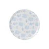 Laminated rund brett, blue/white