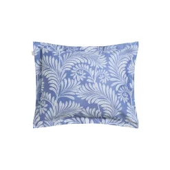 Leaf Print putetrekk, faded denim
